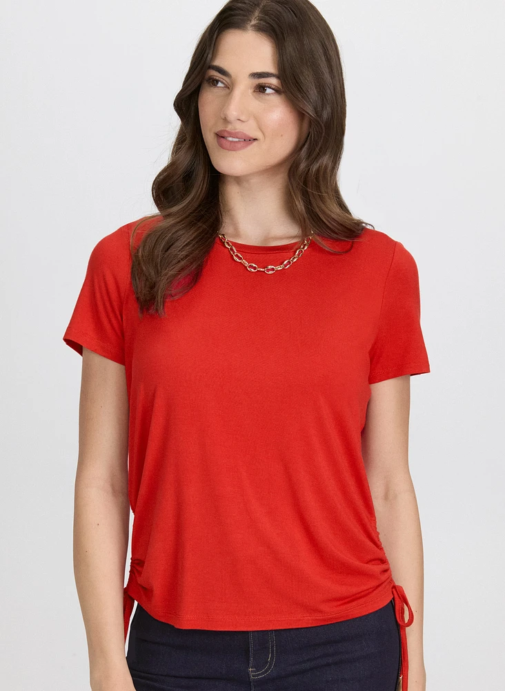 T-shirt à cordons de serrage