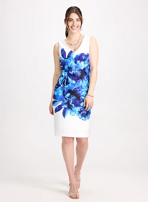 Robe courte à imprimé floral