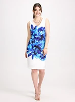 Robe courte à imprimé floral