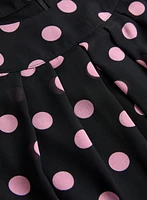 Polka Dot Print Dress