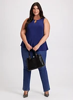 Sleeveless Top & Pull-On Jeans