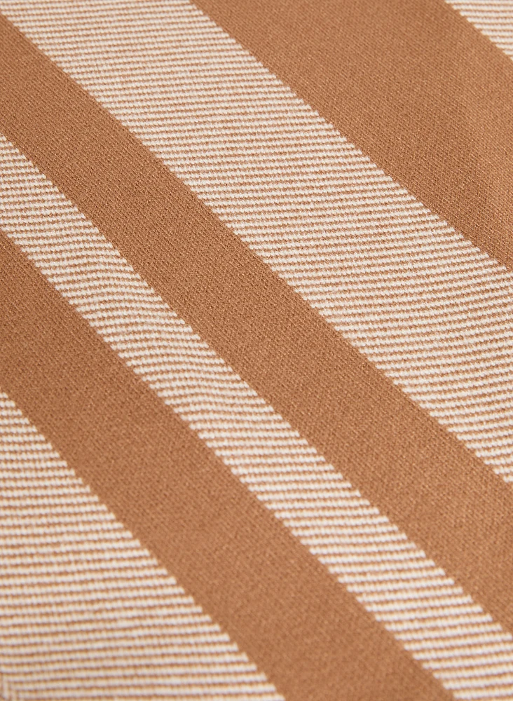 Stripe Print Shawl