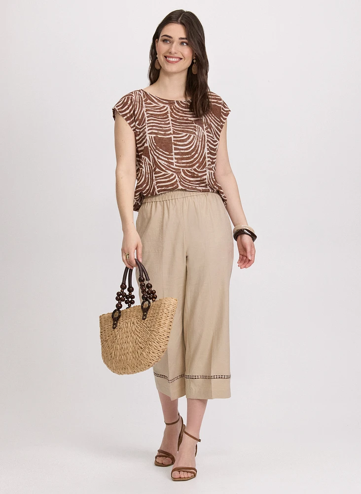Abstract Print Top