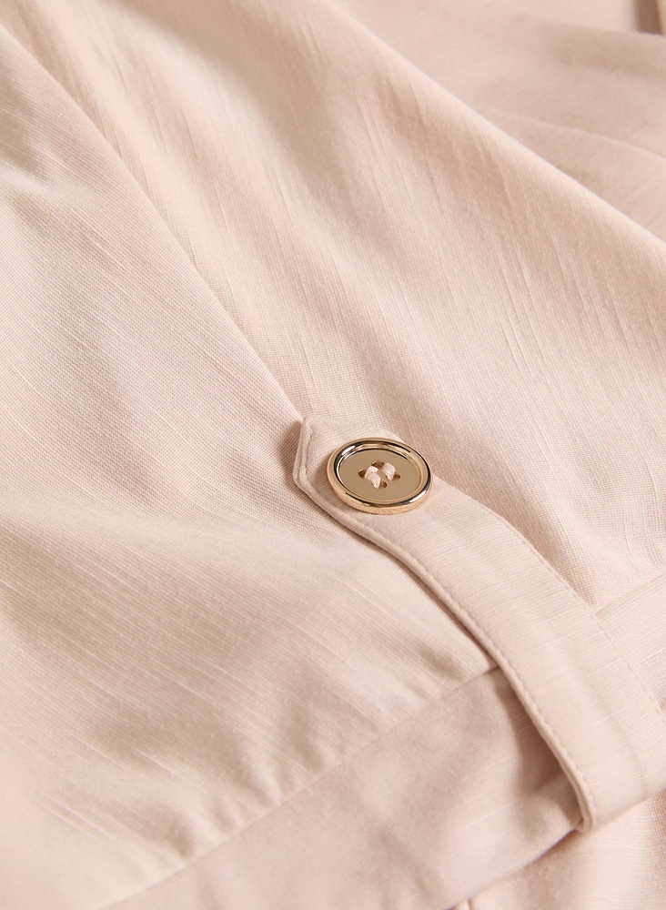 V-Neck Slub T-Shirt