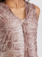 Snake Print Top