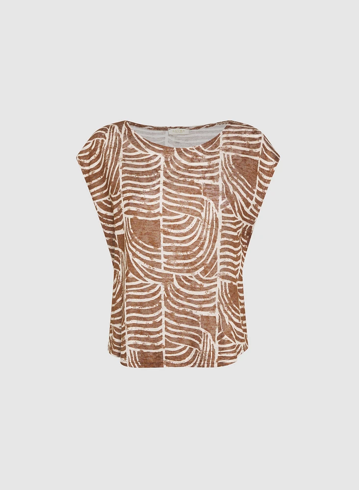 Abstract Print Top