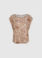 Abstract Print Top