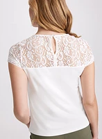 Lace Yoke Top