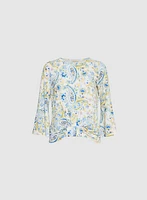 Paisley Print Top