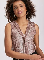 Snake Print Top