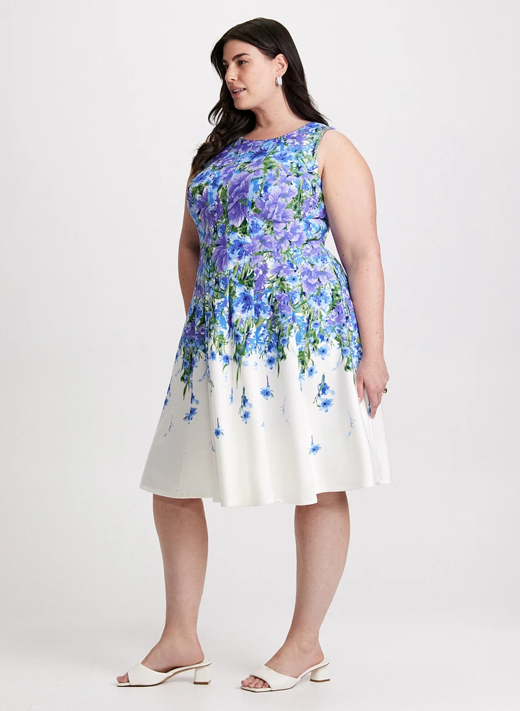 Floral Print Sleeveless Dress