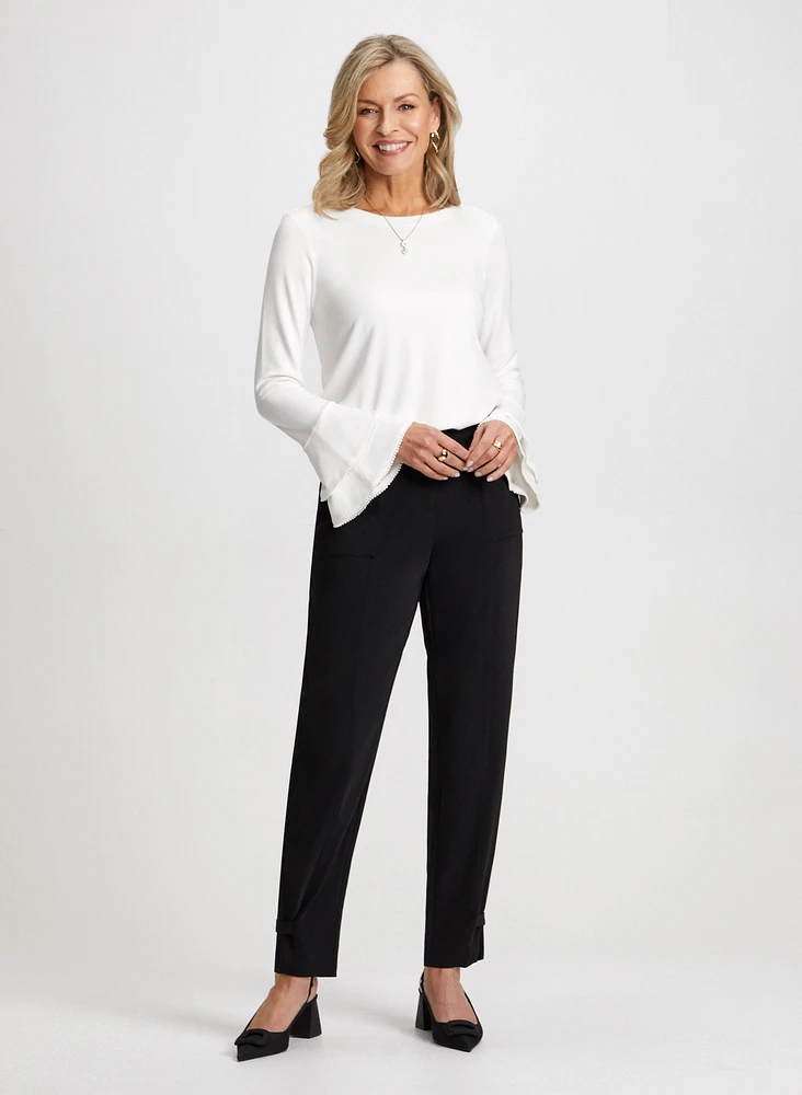 Tiered Sleeve Top & Tapered Leg Pants