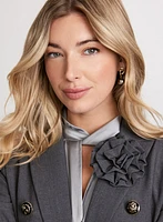 Rosette Detail Blazer