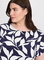 Leaf Print Top