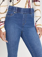 Slim Leg Pull-On Jeans