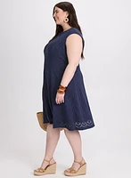 Robe à oeillets brodés