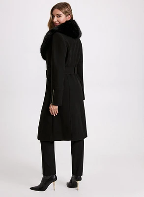 Wool-Blend Coat