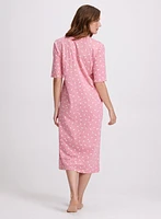 Floral Midi Night Gown