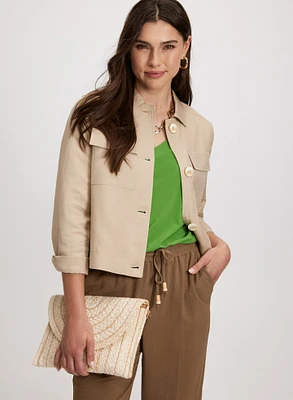 Short Linen Jacket