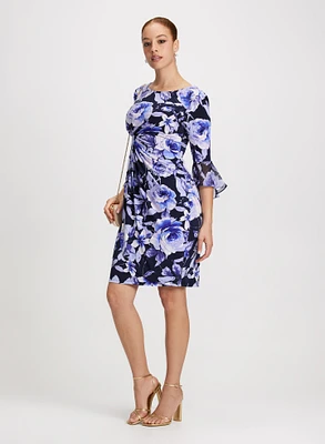 Floral Print Sheath Dress