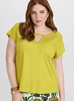 Keyhole Cut-Out T-Shirt