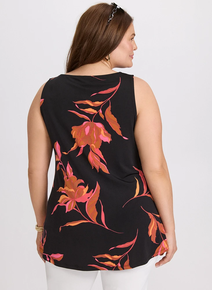 Floral Sleeveless Top