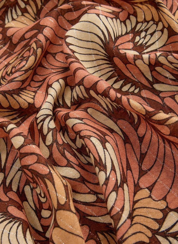 Rose Print Scarf