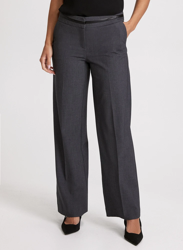 Pantalon Olivia à jambe large– court