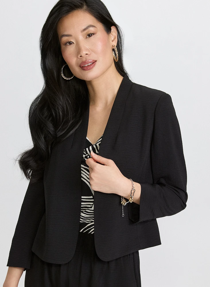 Short Collarless Jacket