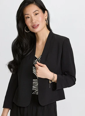 Short Collarless Jacket