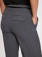 Pantalon Olivia à jambe large– court