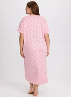 Dot Print Nightgown