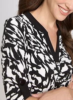 Geometric Print Top