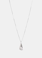 Collier à pendentif en triangle