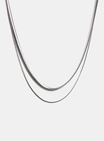 Collier double en serpentine