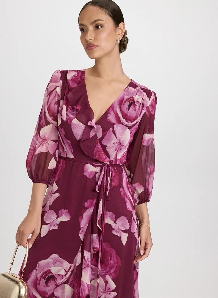 Floral Chiffon Dress