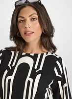 Robe à motif géométrique