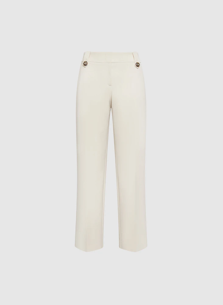 Pantalon Olivia à enfiler jambe large