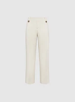 Pantalon Olivia à enfiler jambe large