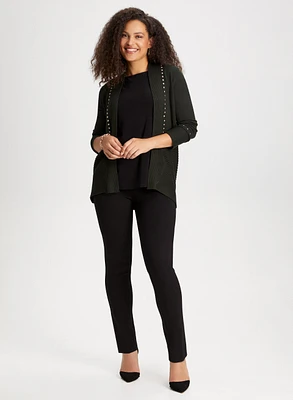 Pull-On Straight Leg Pants