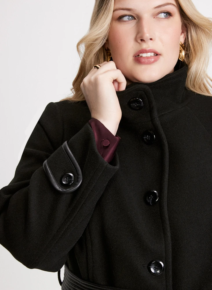 Manteau en mélange de laine