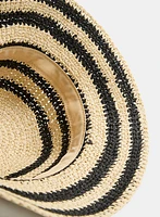 Striped Straw Hat