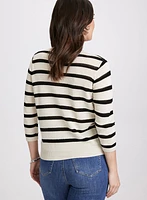 Stripe Knit Pullover