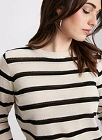 Stripe Knit Pullover