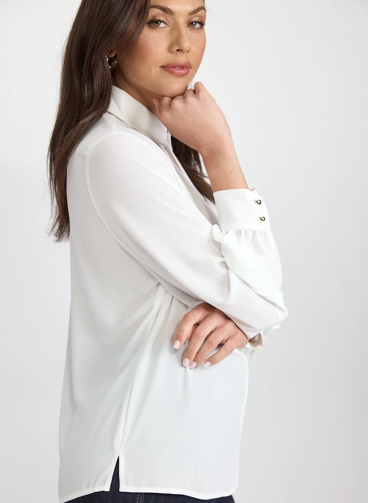 Blouse à boutons