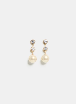 Tiered Pearl Earrings