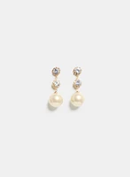 Tiered Pearl Earrings