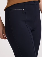 Pantalon Mia à jambe droite – court