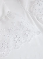 Eyelet Sleeve Tee