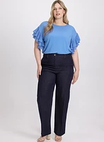 Pleated Sleeve Top